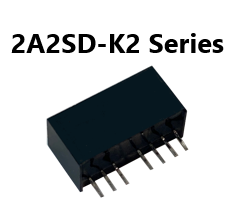 2A2SD-K2シリーズ　出力電力2W、業界標準SIP8パッケージ