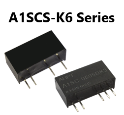 A1SCS-K6シリーズ　出力電力1W、SIP7パッケージ